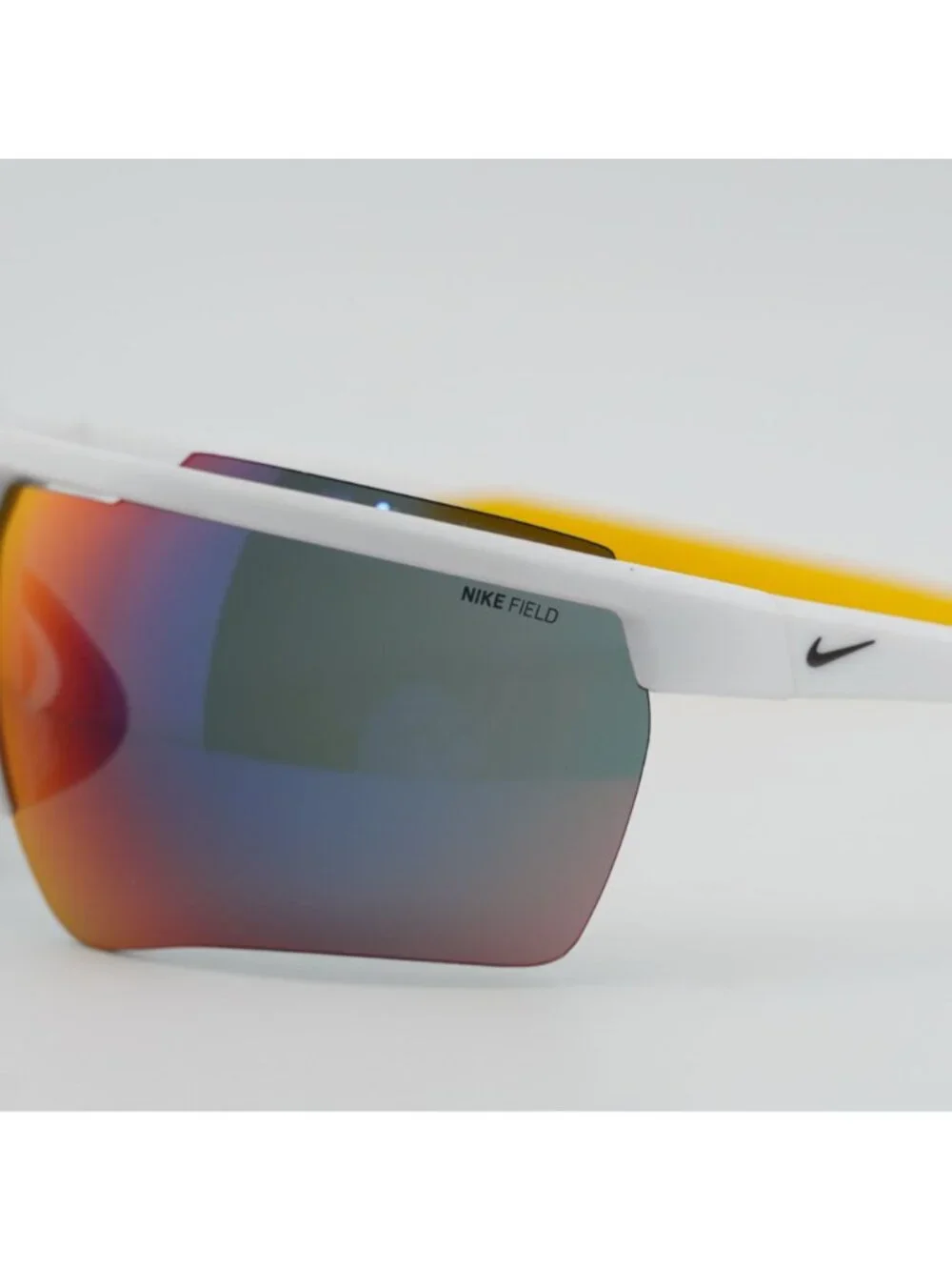 NIKE WINDSHIELD 20 CW1287 106 Sunglasses White Shield Frame, Field Tint Lenses